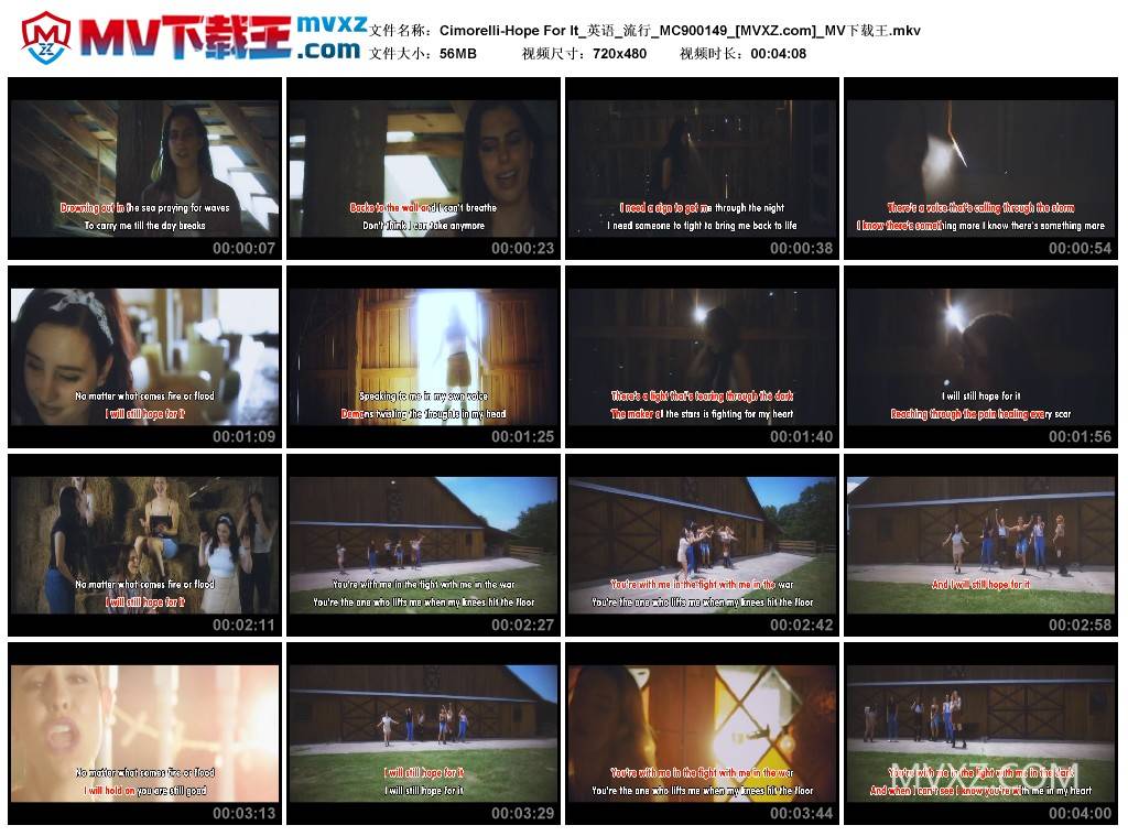 Cimorelli-Hope For It_英语_流行_MC900149